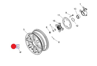 NUT-WHEEL,M10X1.25,TAPERED    